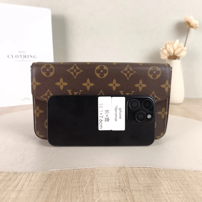 Louis Vuitton Crossbody Bag Pochette Félicie Monogram PVC Small 21 × 3 × 12 cm — cover view 4 of 5