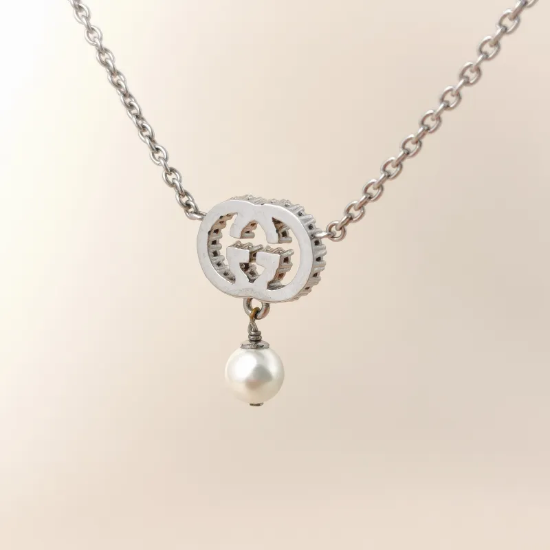 GUCCI Necklace GG Necklace Silver One Size 47cm — cover view 11 of 11