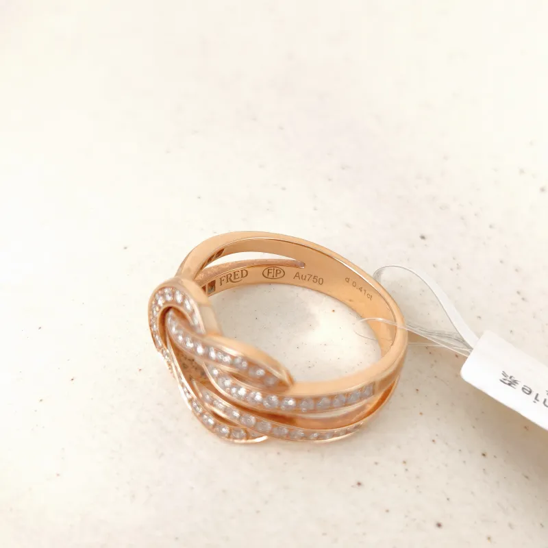 FRED Ring Chance Infinie Collection Ring Rose Gold Diamond18KR ose Gold One Size 52 — cover view 3 of 8