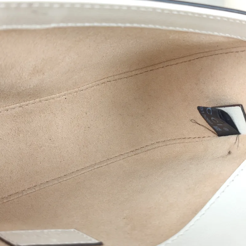 GUCCI Crossbody Bag Horsebit 1955 Horsebit Small White Calfskin Small24 × 5.5 × 13 cm — detail view 8 of 12