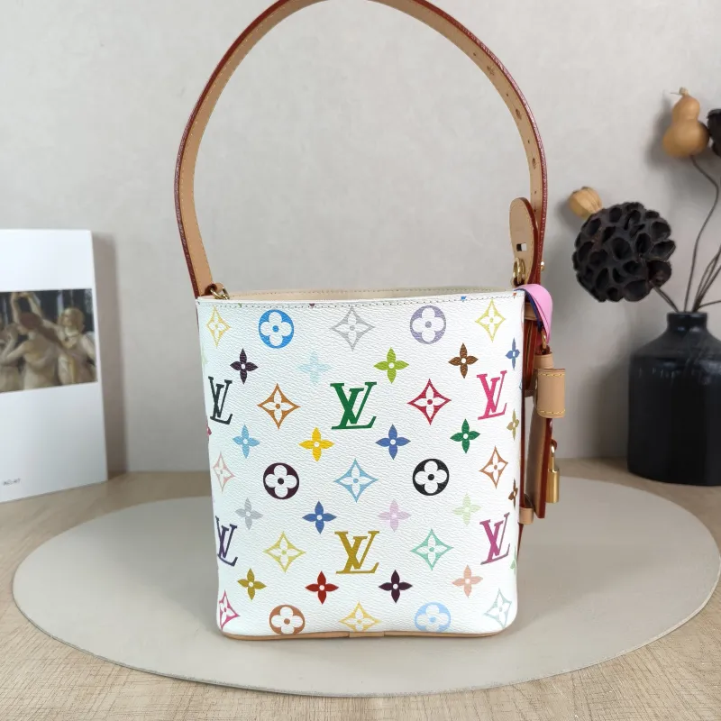 Louis Vuitton Top Handle Bag ALL IN BB Multicolore PVC BB 16 × 12 × 18 cm — detail view 1 of 11