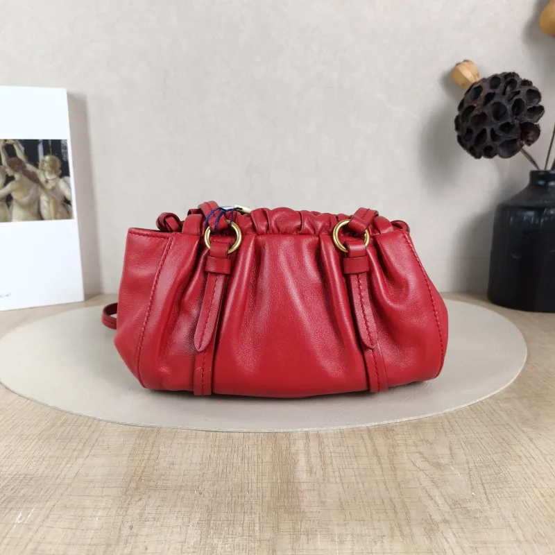 Miumiu Shoulder Bag Joie Shoulder Bag Red Lambskin 22 × 7 × 12 cm — cover view 5 of 5
