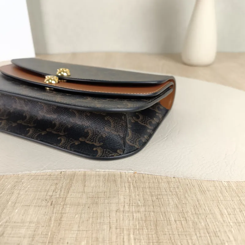 CELINE Crossbody Bag DUO Wallet Monogram PVC Mini 20 × 6 × 13 cm — detail view 4 of 11