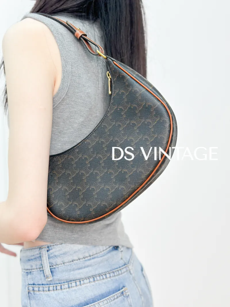 CELINE Shoulder Bag AVA Monogram PVC Medium23 × 7 × 19 cm — on-model view 3 of 3