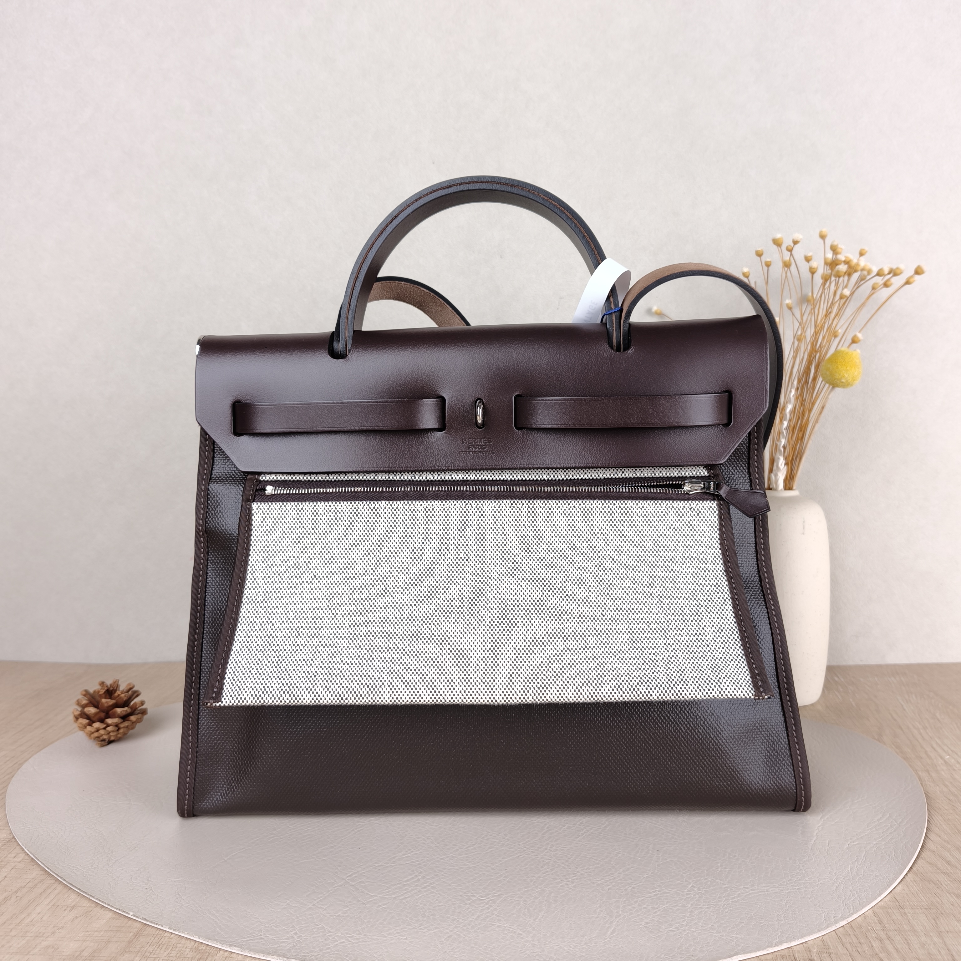 Hermès Crossbody Bag Herbag 31 PVC Medium30.5 × 11 × 25.5 cm — cover view 3 of 5
