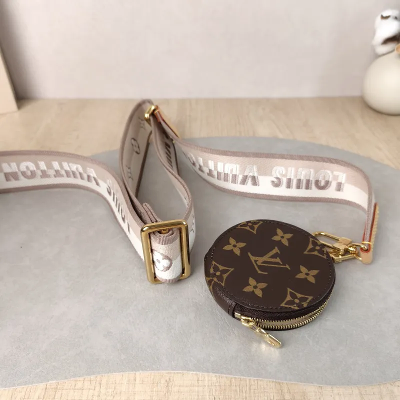 Louis Vuitton Crossbody Bag Neverfull BB Shoulder Strap PVC BB 24 × 9 × 14.5 cm — detail view 5 of 12