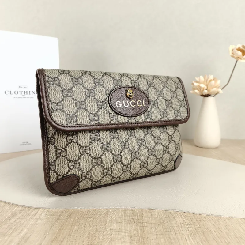 GUCCI Crossbody Bag Neo Vintage Belt Bag Monogram PVC Medium24 × 4 × 17 cm — cover view 4 of 5