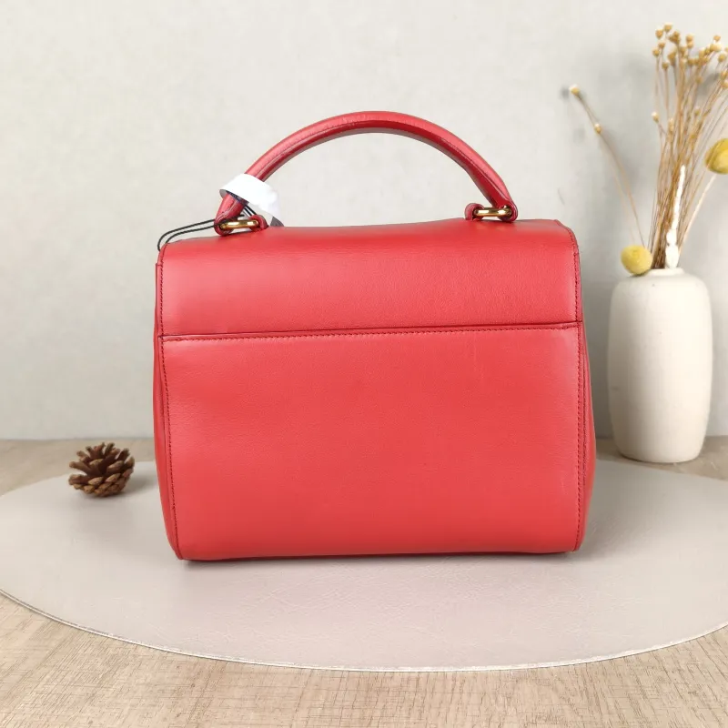 SAINT LAURENT Shoulder Bag Shoulder Bag Red Calfskin One Size21 × 10 × 17 cm — cover view 4 of 5