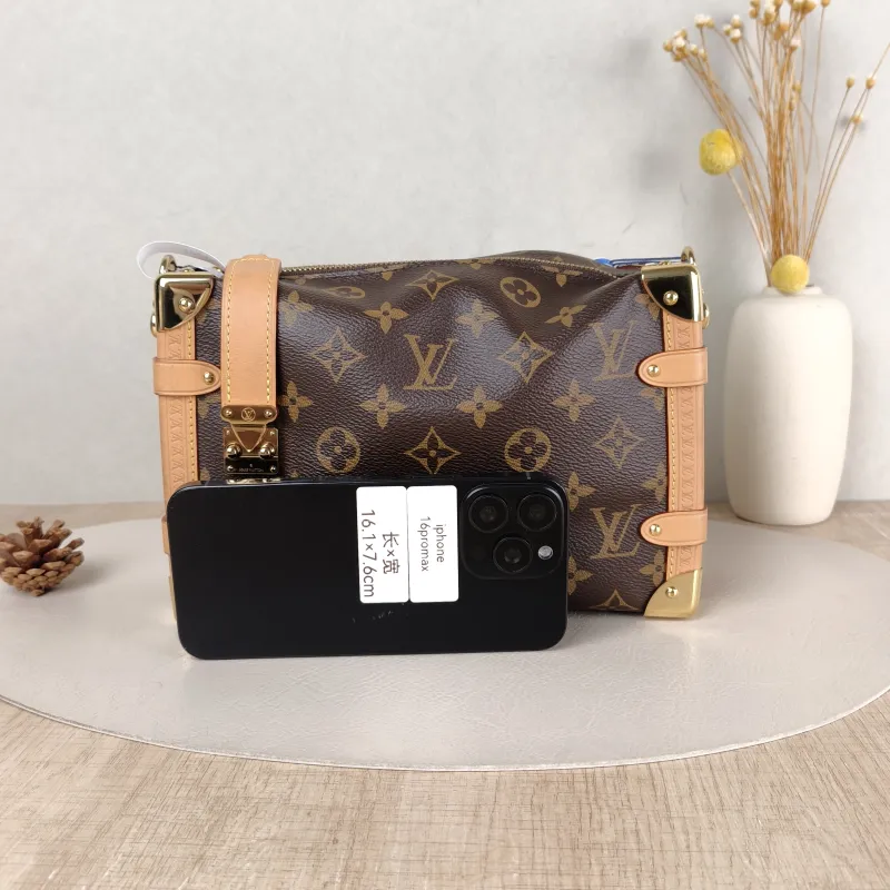 Louis Vuitton Crossbody Bag Side Trunk Box Monogram PVC Medium 23.5 × 8.5 × 16 cm — cover view 5 of 5