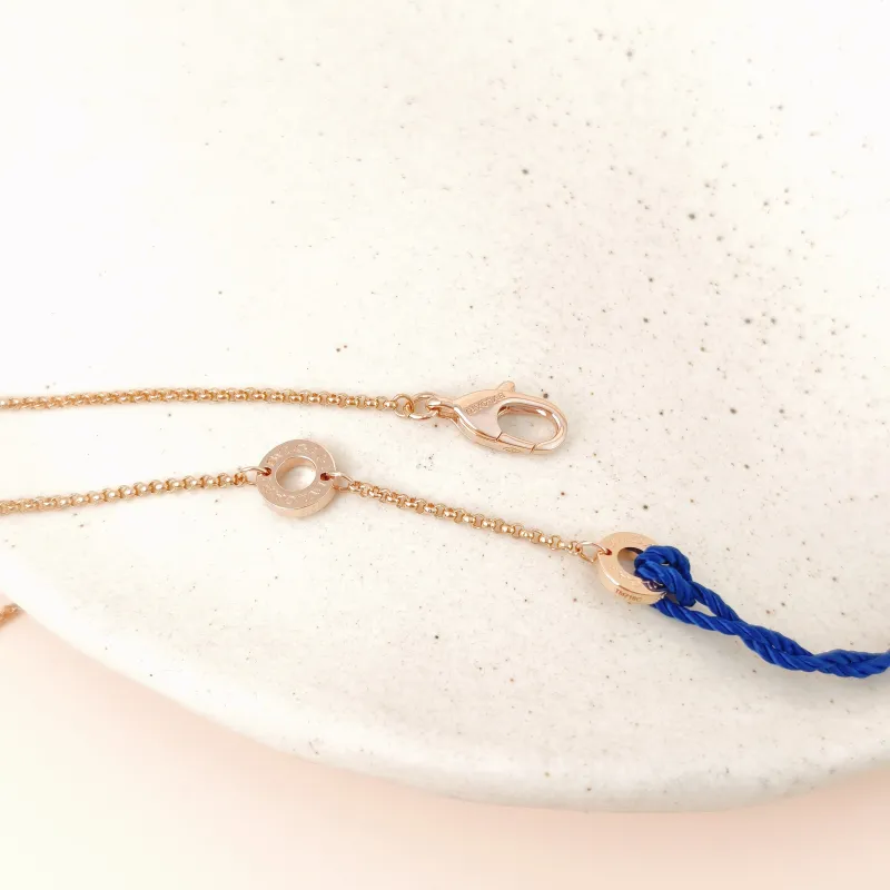 Bvlgari Necklace Collection Pearl Rose Gold 18KR ose Gold One Size 43cm โ cover view 4 of 10