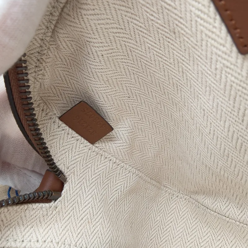 GUCCI Crossbody Bag Camera Bag Brown PVC Small 22.5 × 5.5 × 14 cm — detail view 5 of 10