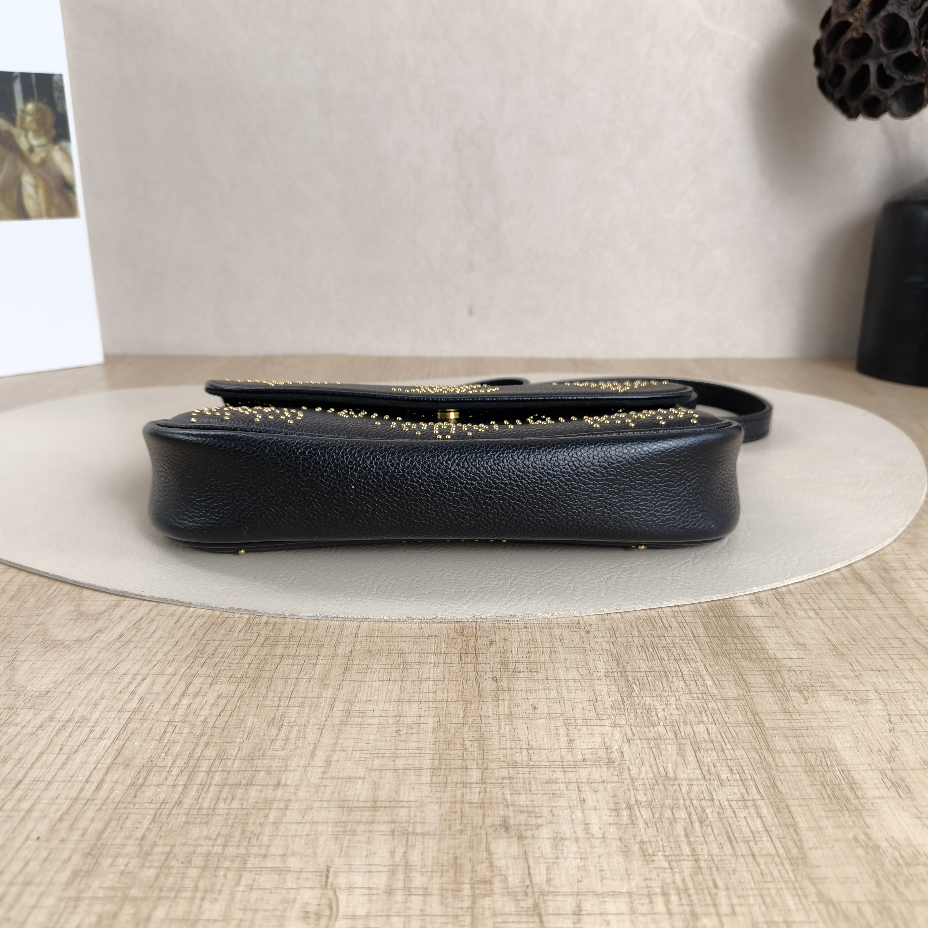 Louis Vuitton Crossbody Bag IVY Black Monogram Empreinte Embossed Calfskin Small23.5 × 4.3 × 12 cm — cover view 3 of 12