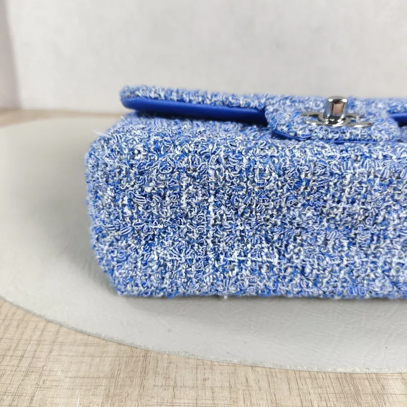 Chanel Crossbody Bag Classic Flap Large Mini CF Mini Blue mini 20 × 6 × 12 cm — detail view 11 of 11