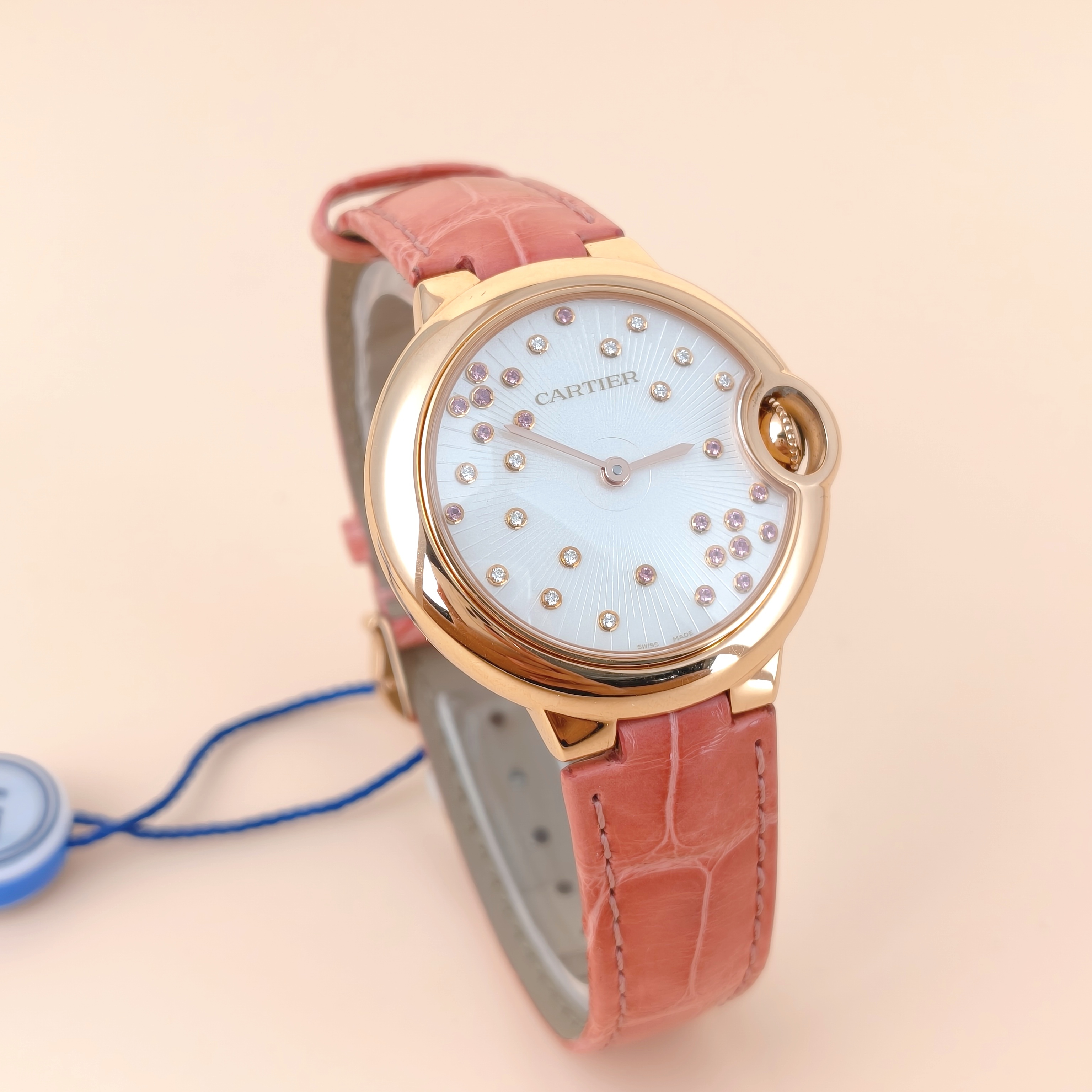 CARTIER Watch Ballon Bleu de Collection Watch White18KR ose Gold One Size33 — cover view 3 of 9