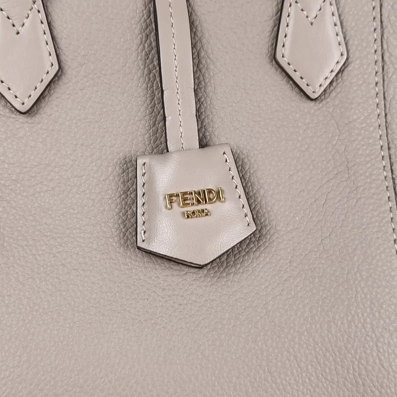 FENDI Crossbody Bagorigami Grey Calfskinmini18.5 × 15 × 15 cm — detail view 4 of 11