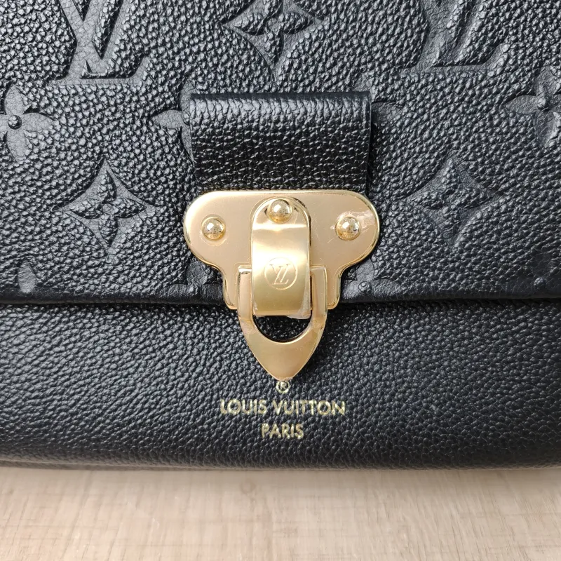 Louis Vuitton Shoulder Bag VAVIN Black Empreinte Embossed Calfskin BB20.5 × 8 × 15.5 cm — detail view 12 of 13