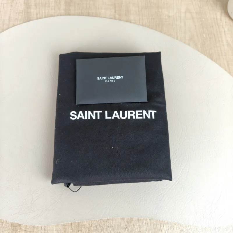SAINT LAURENT Backpack Joe Backpack Black Lambskin One Size 22 × 15 × 29 cm — detail view 4 of 12