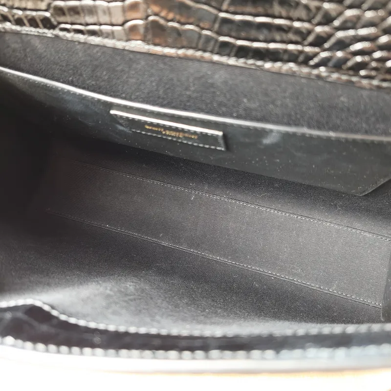 SAINT LAURENT Shoulder Bag MANHATTAN Black Calfskin Medium29 × 7.5 × 20 cm — detail view 12 of 12