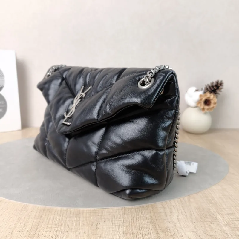 SAINT LAURENT Shoulder Bag PUFFER Black Lambskin Small29 × 11 × 17 cm — cover view 5 of 5