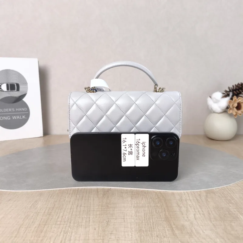 Chanel Backpack Backpack Grey Lambskin One Size 18.2 × 5 × 14 cm — cover view 2 of 5