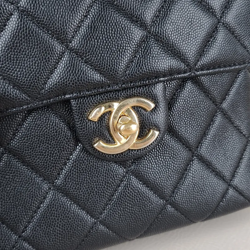 Chanel Crossbody Bag Box Black Calfskin One Size17 × 7 × 14.5 cm — detail view 12 of 12