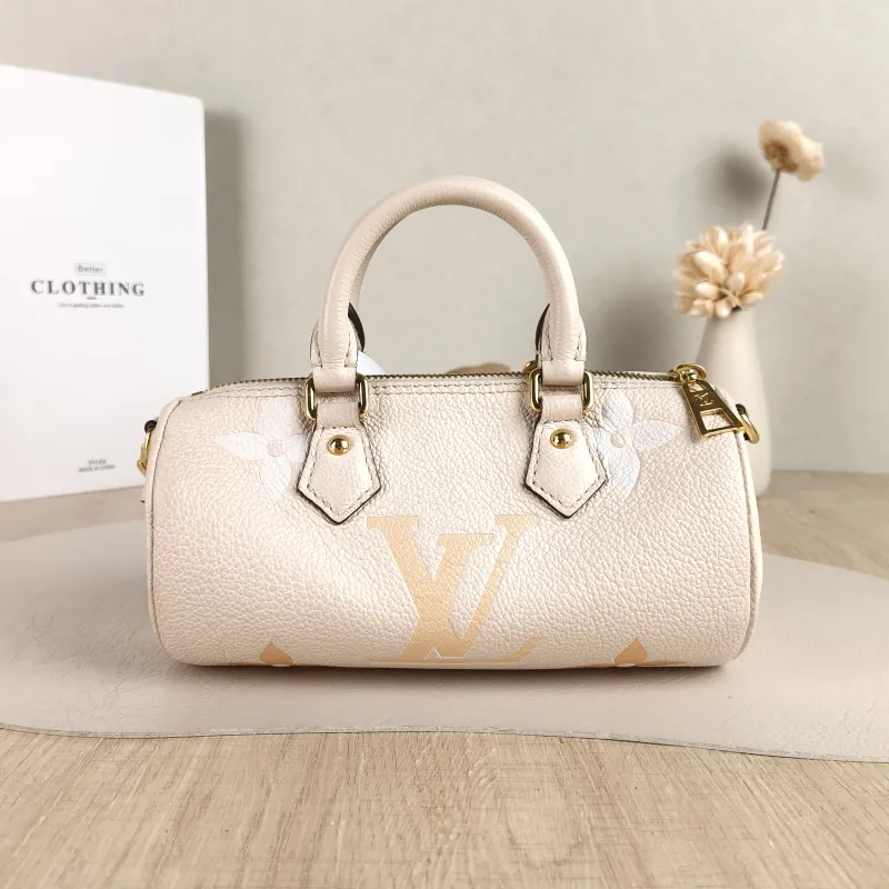 Louis Vuitton Crossbody Bag Papillon · Monogram Empreinte Embossed Calfskin BB 20 × 10 × 10 cm — cover view 3 of 5