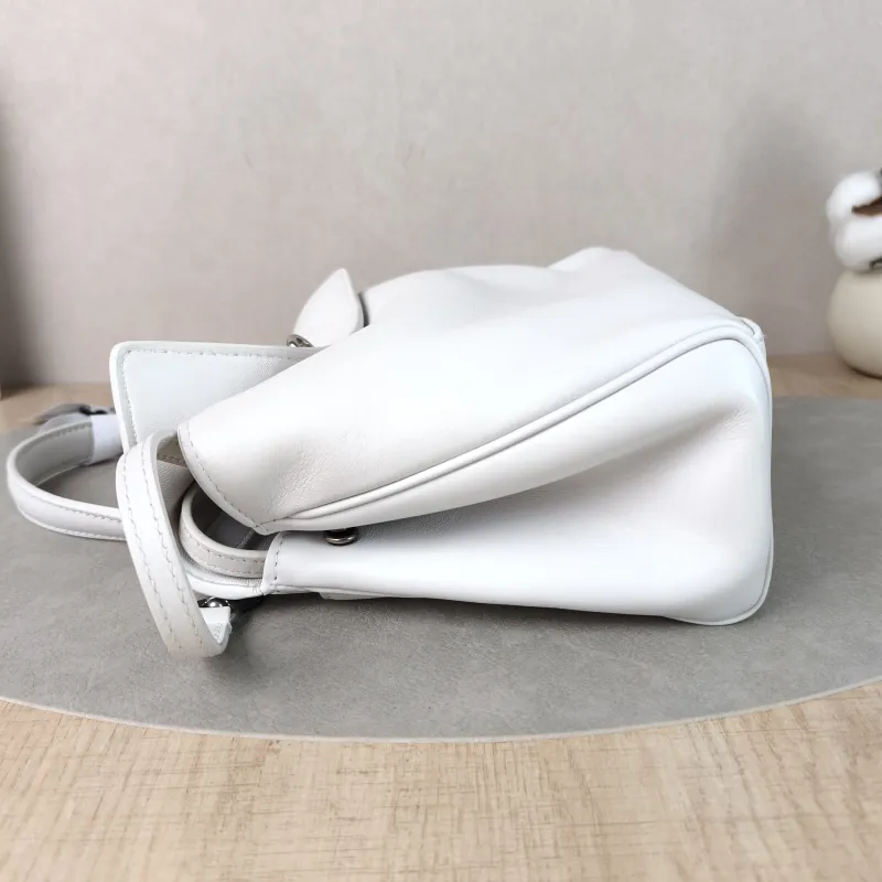 BALENCIAGA Crossbody Bag RODEO White Calfskinmini23 × 10 × 17 cm — detail view 8 of 16