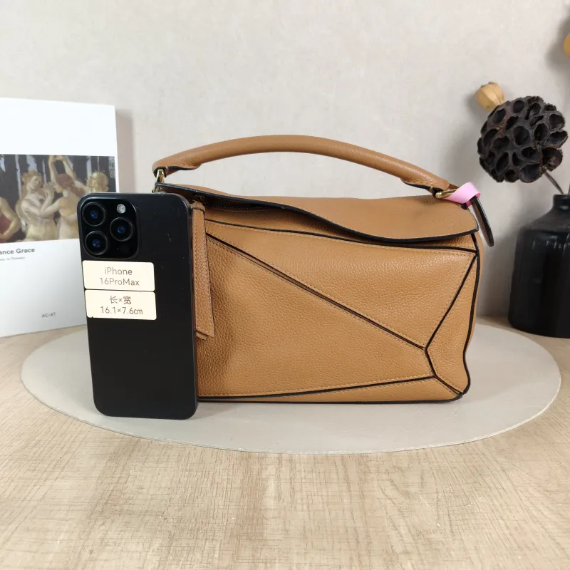LOEWE Crossbody Bag Puzzle Caramel CC alfskin Small 24 × 10.5 × 16.5 cm — cover view 6 of 6