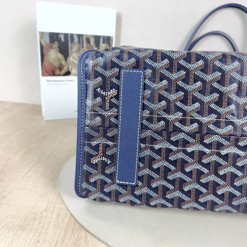 GOYARD Top Handle Bag hardy y tote Blue PVC Small 40 × 17 × 31 cm — detail view 1 of 15
