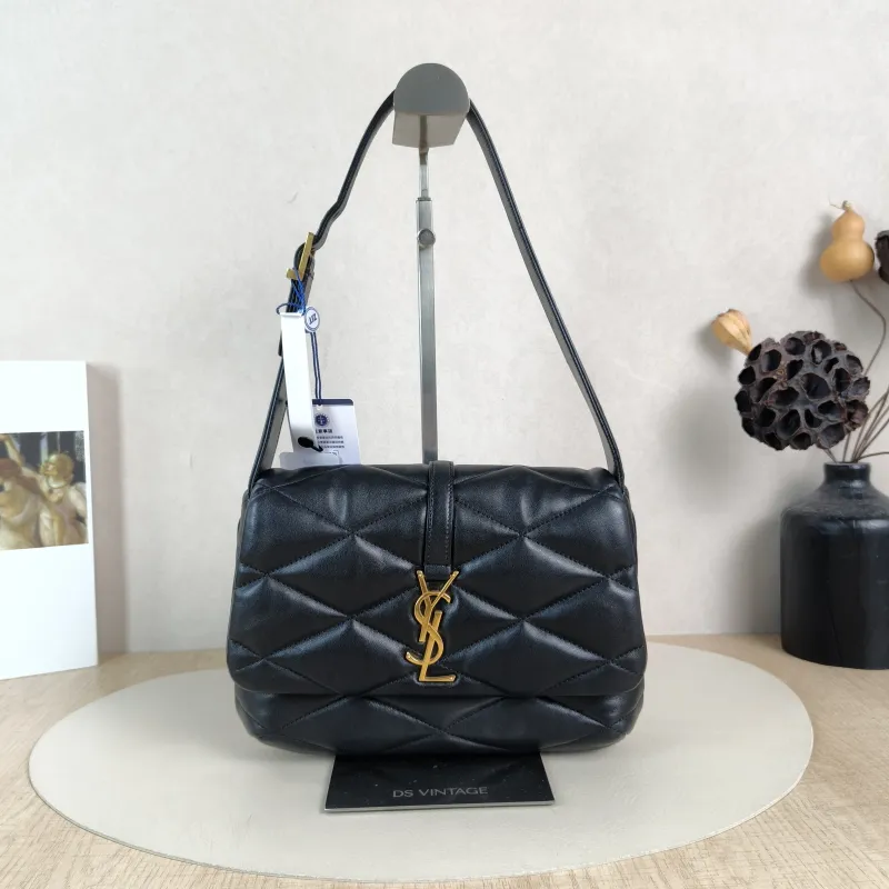 SAINT LAURENT Shoulder Bag LE 57 Shoulder Bag Black Lambskin One Size24 × 5 × 16 cm
