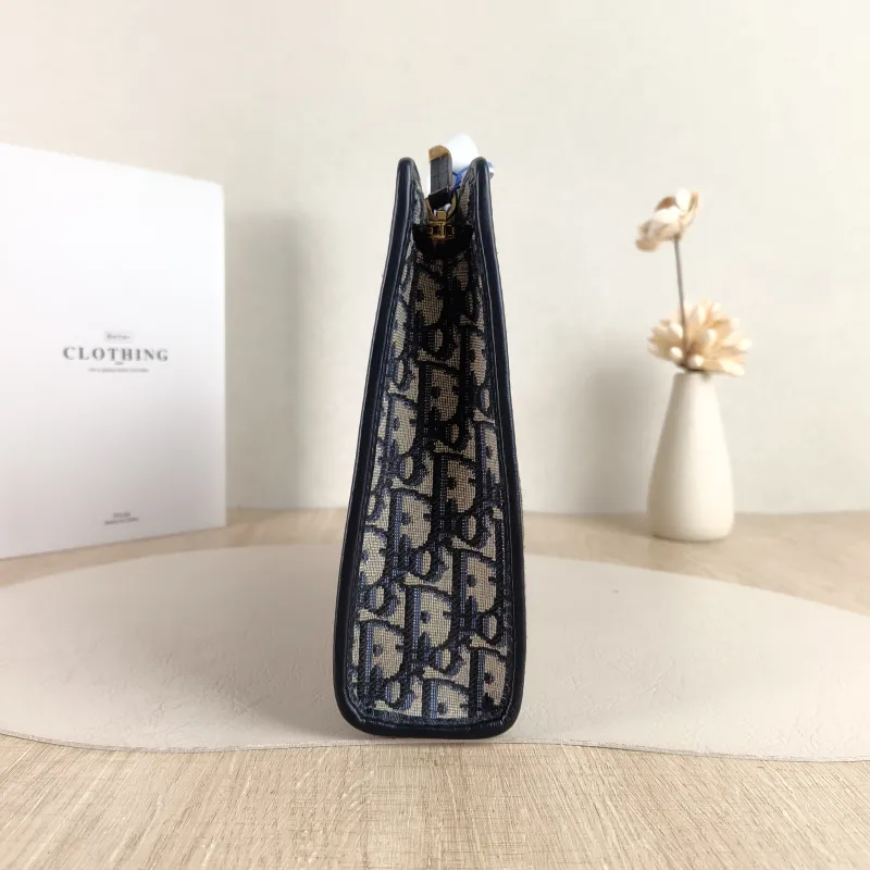 DIOR Clutch 30 Montaigne Dea Clutch Blue Canvas One Size 26 × 7 × 20 cm — detail view 11 of 11