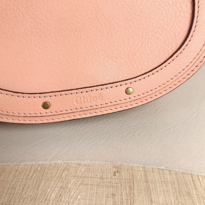 Chloé Crossbody Bag nile Top Handle Crossbody Bag Pink Calfskin 19 × 5 × 15.5 cm — detail view 7 of 10