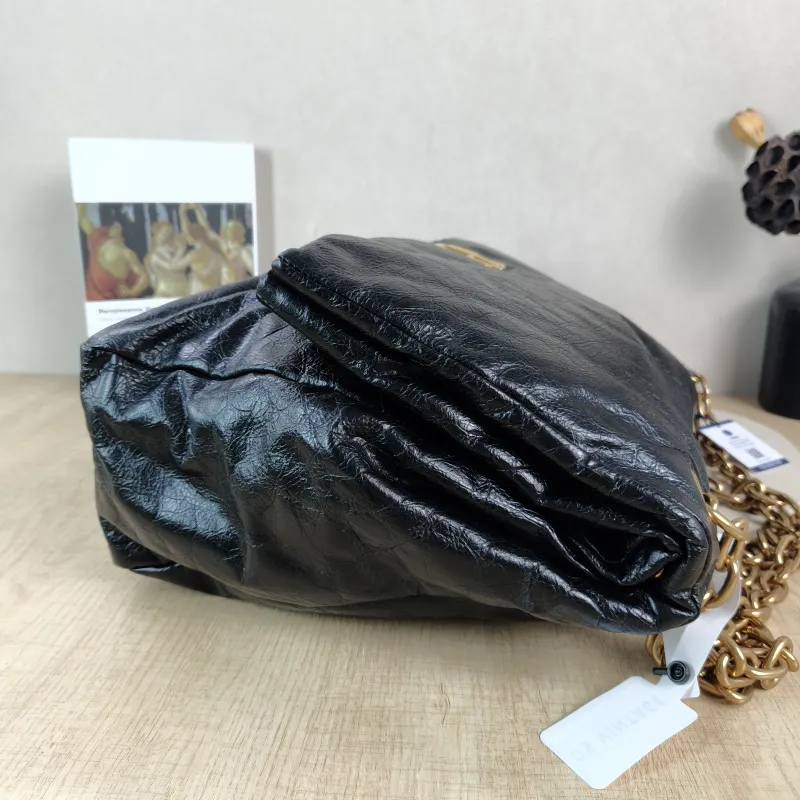BALENCIAGA Shoulder Bag MONACO Chain Bag Black Calfskin Large43 × 15 × 33 cm — detail view 3 of 13