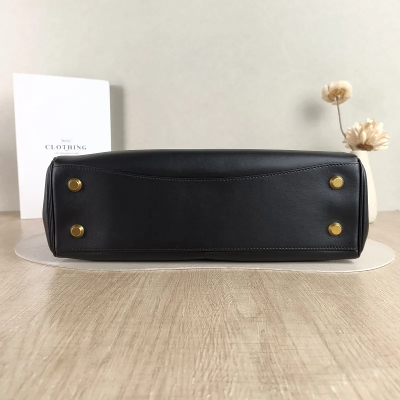 BALENCIAGA Crossbody Bag RODEO Black CC alfskin Medium 35 × 11 × 23.5 cm — cover view 3 of 5
