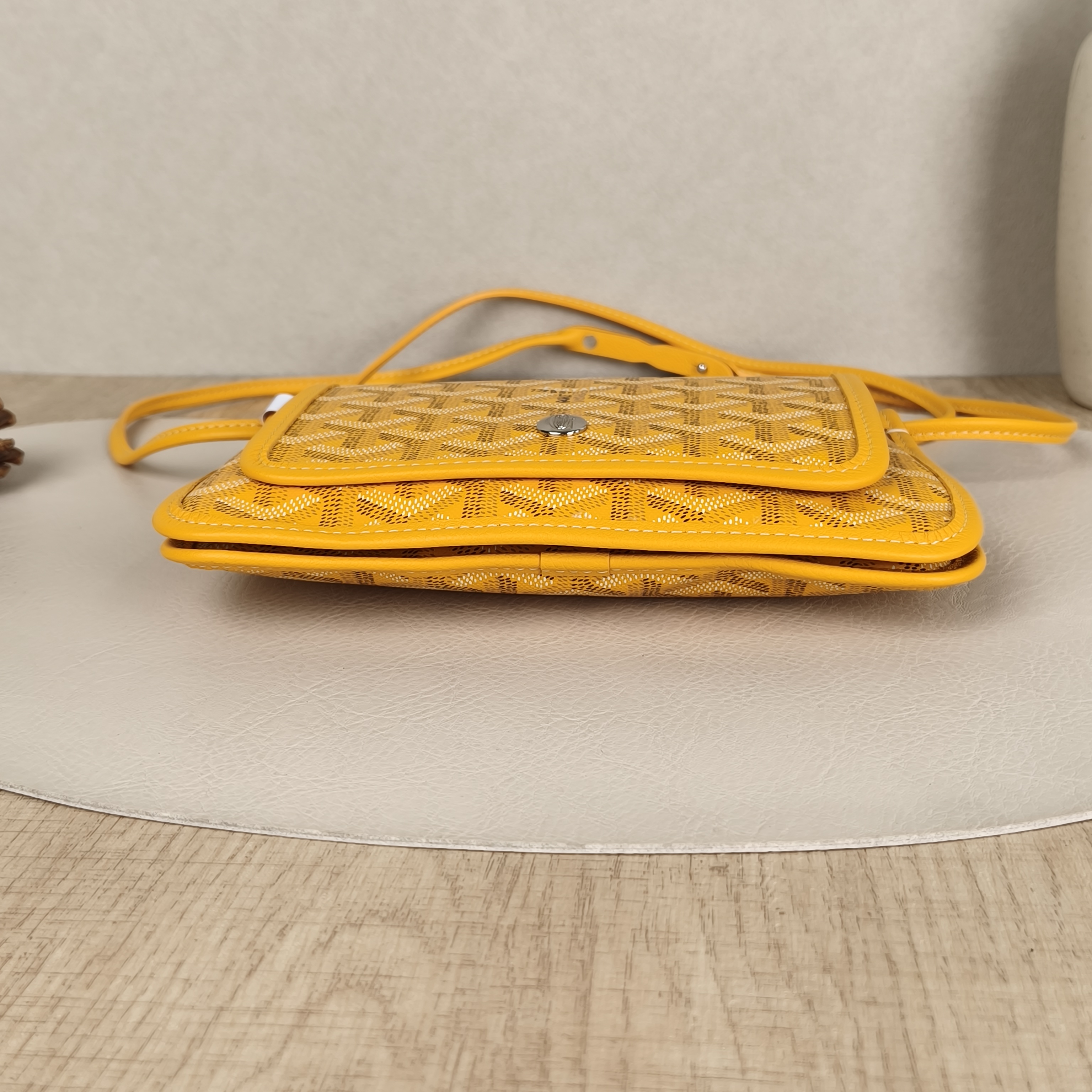 GOYARD Crossbody Bag PLUMET Yellow PVC One Size20.5 × 2.5 × 14 cm — cover view 3 of 9