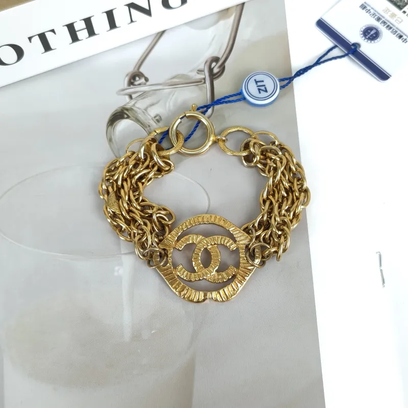 Chanel Bracelet c Bracelet Gold One Size21cm One Size