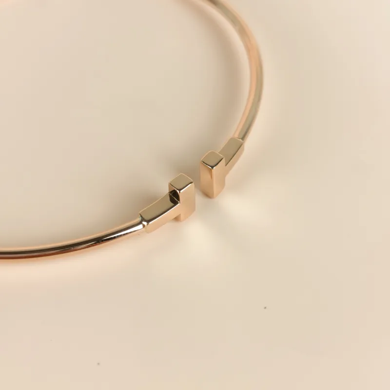 Tiffany&Co. Bangle T Collection T Rose Gold Rose Gold 18KR ose Gold One Size 17cm — cover view 4 of 5