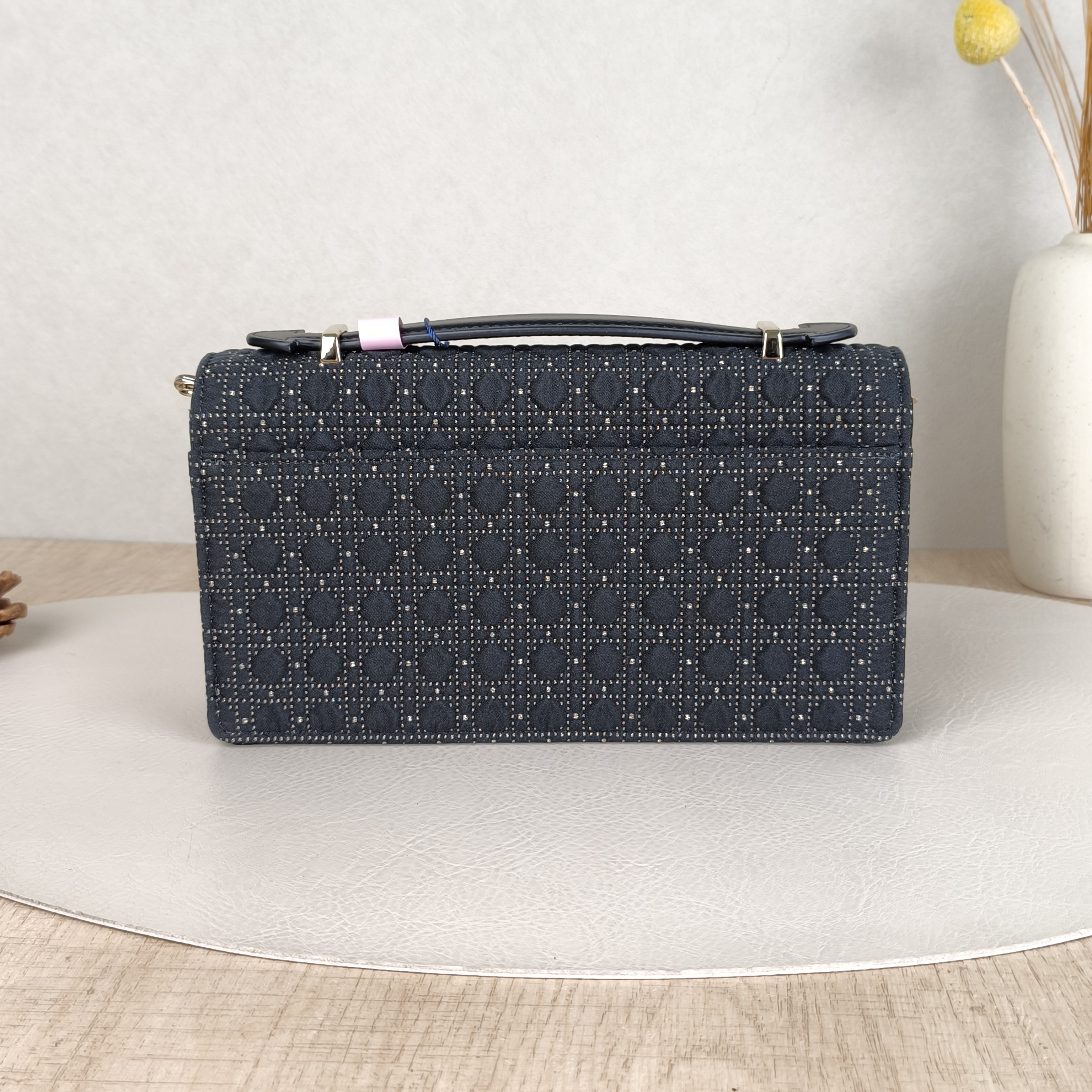 DIOR Shoulder Bag My Chain Bag Black Calfskin Mini 21 × 4.5 × 11.5 cm — cover view 5 of 6