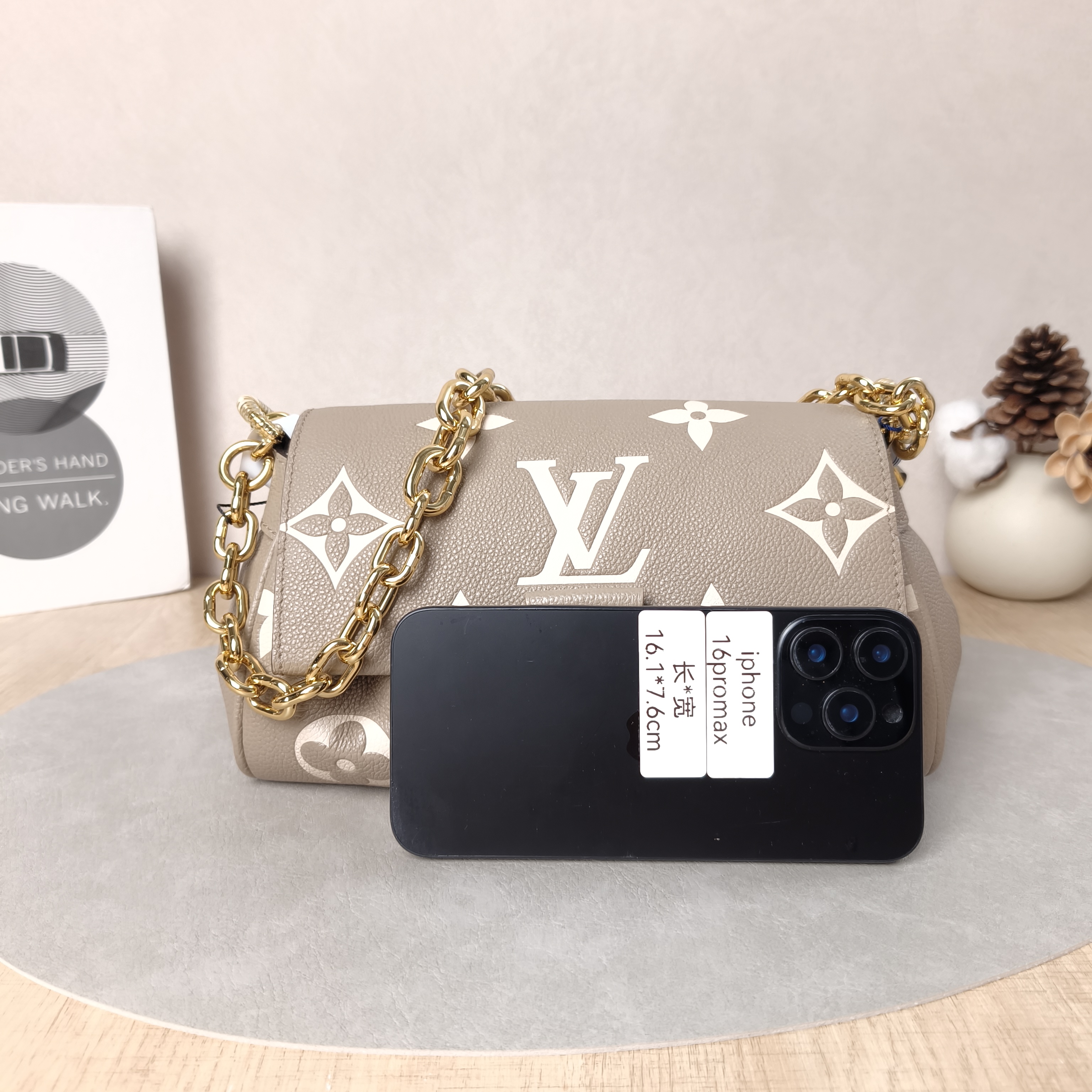 Louis Vuitton Crossbody Bag Favorite Empreinte Embossed Calfskin Monogram Medium24 × 9 × 14 cm — cover view 6 of 6