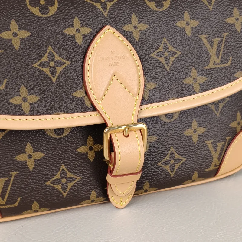 Louis Vuitton Crossbody Bag Diane Baguette Bag Shoulder Strap PVC Small 24 × 9 × 15 cm — detail view 6 of 15