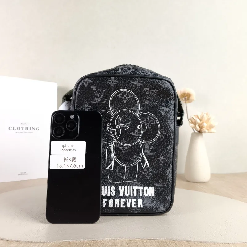 Louis Vuitton Crossbody Bag Danube Messenger Bag Monogram · Vivienne PVC Small 16 × 7 × 22 cm — cover view 2 of 5