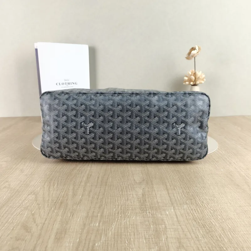 GOYARD Shoulder Bag Boheme Hobo​ Grey ine Canvas Small 43 × 14 × 27 cm — cover view 4 of 4
