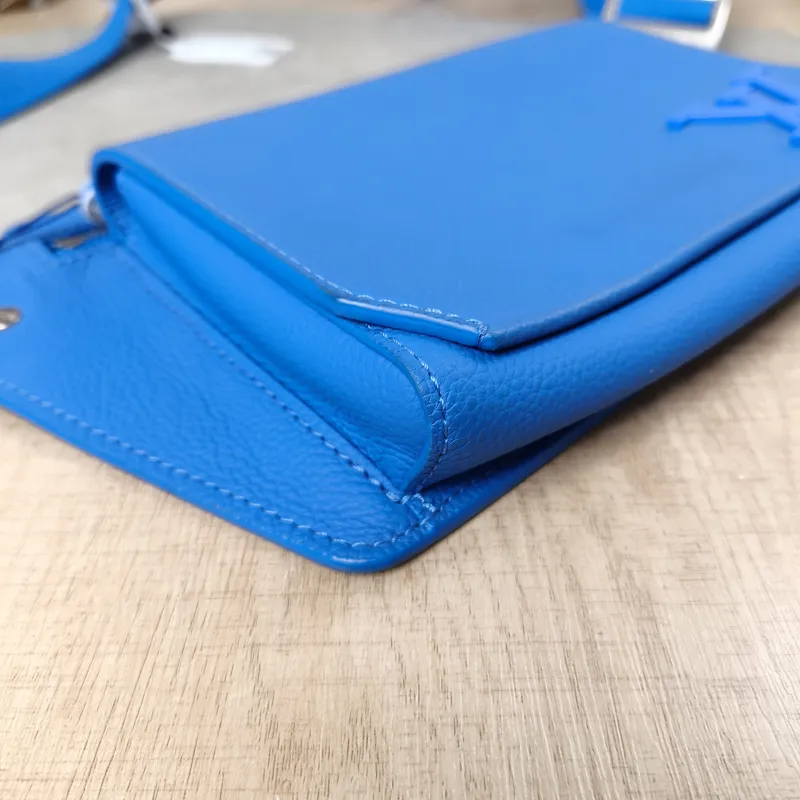 Louis Vuitton Belt Bag Takeoff Sling Belt Bag Blue Calfskin One Size30 × 3 × 16 cm — detail view 11 of 14