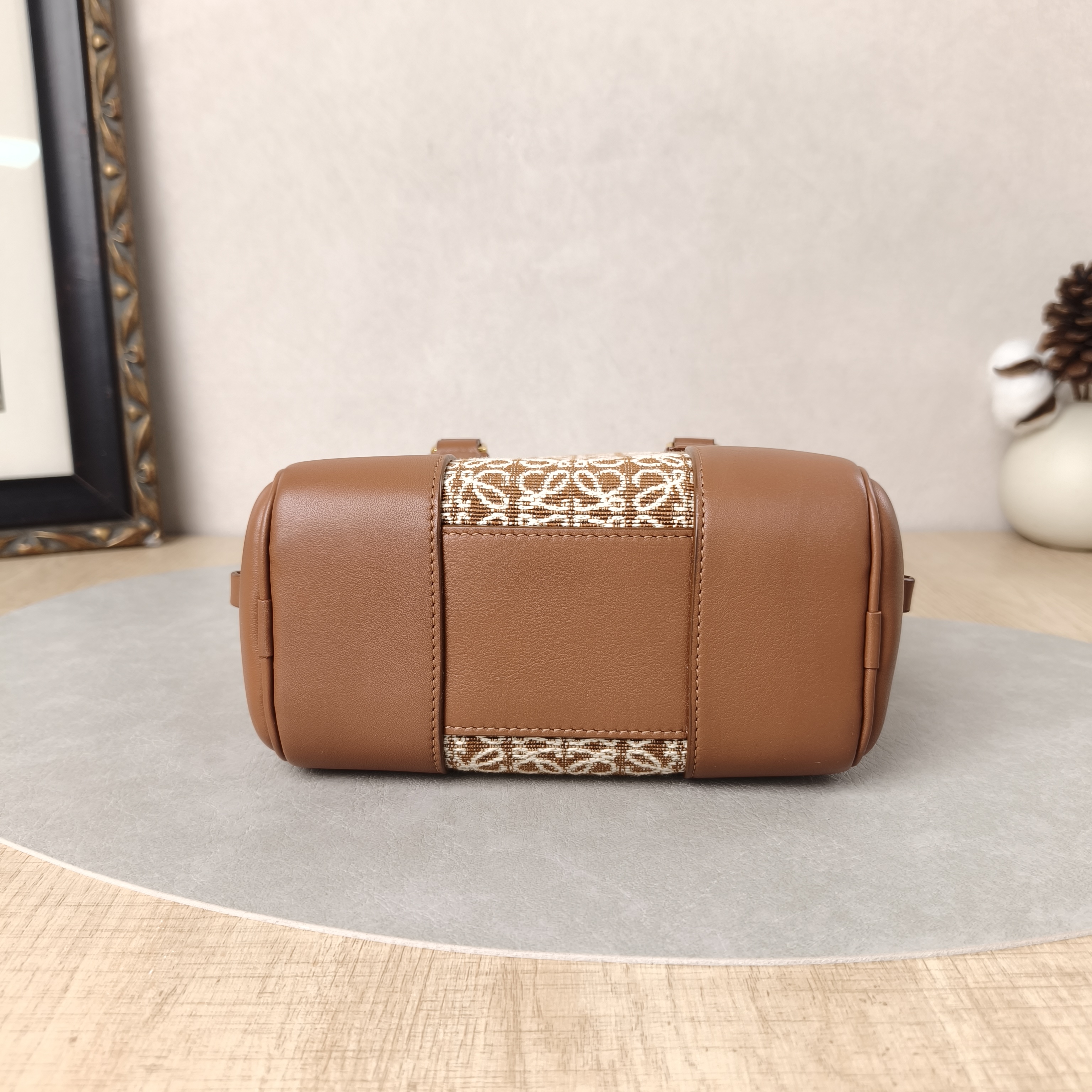 LOEWE Crossbody Bagamazona 16 Brown Canvas mini16 × 9 × 14 cm — cover view 4 of 5