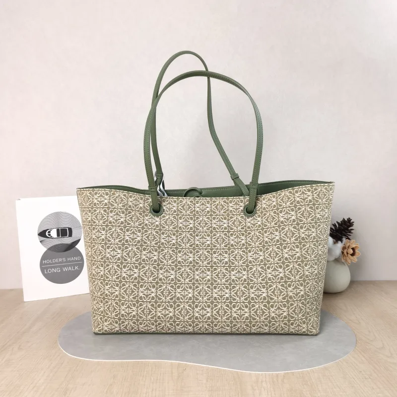 LOEWE Shoulder Bag anagram Canvas One Size 37 × 15 × 25 cm — cover view 5 of 5