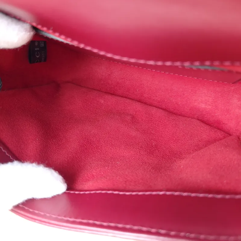 GUCCI Crossbody Bag GG Marmont Marmont Edition Calfskin Mini 17 × 6 × 13 cm — detail view 4 of 15