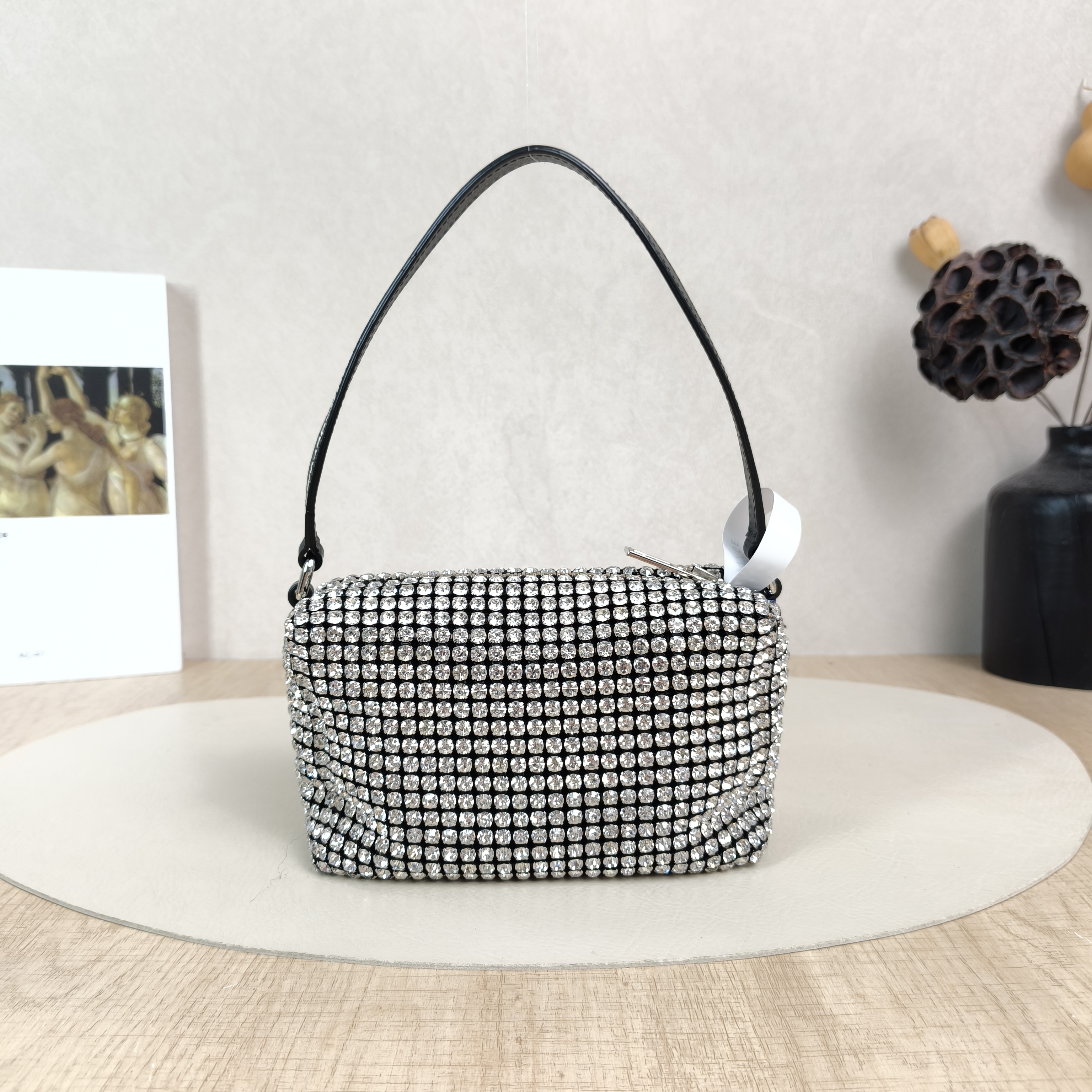 Alexander Wang Top Handle Bag HEIRESS White ， Medium17 × 7 × 10 cm