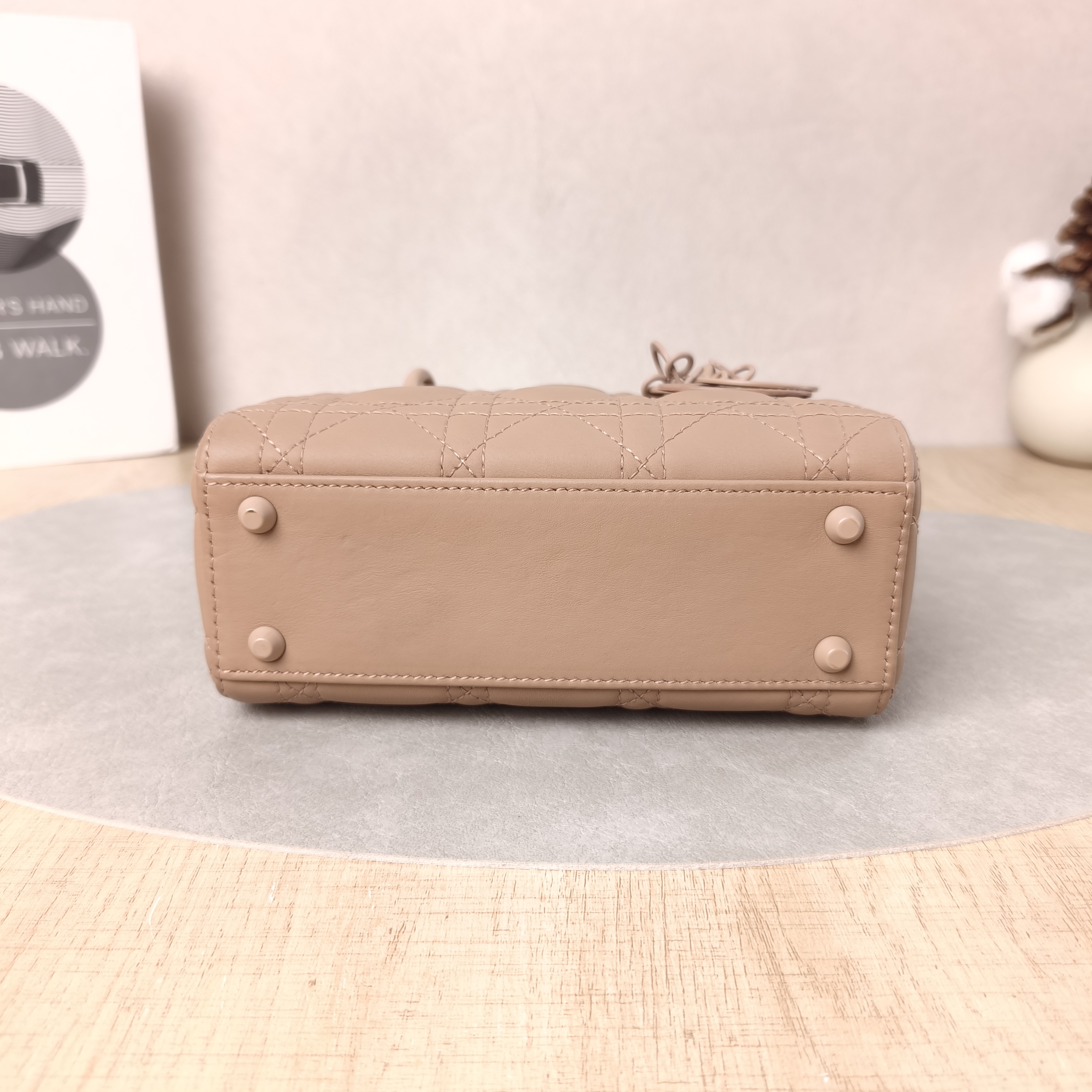 DIOR Crossbody Bag Lady Lady Dior Bag Red Calfskinmini17 × 7 × 15 cm — cover view 3 of 6