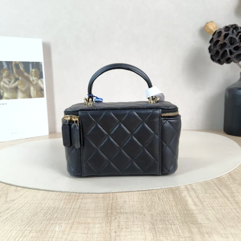 Chanel Top Handle Bag Edition Black Lambskin One Size16 × 8 × 9.5 cm — cover view 5 of 5
