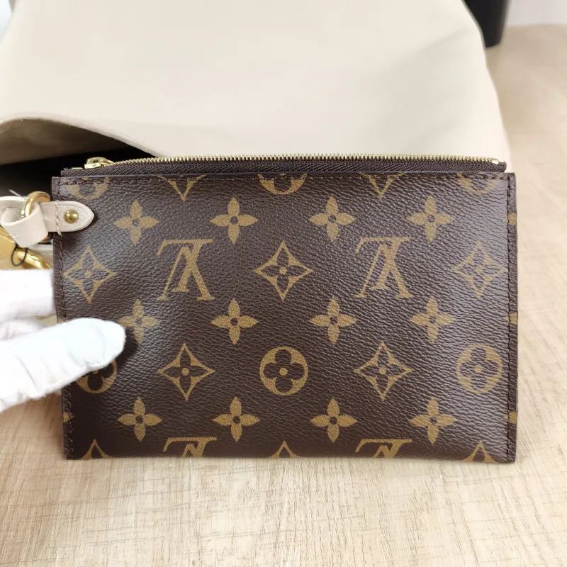 Louis Vuitton Shoulder Bag Low Key Hobo Shoulder Bag White Calfskin Medium 31 × 18 × 35 cm — detail view 5 of 12